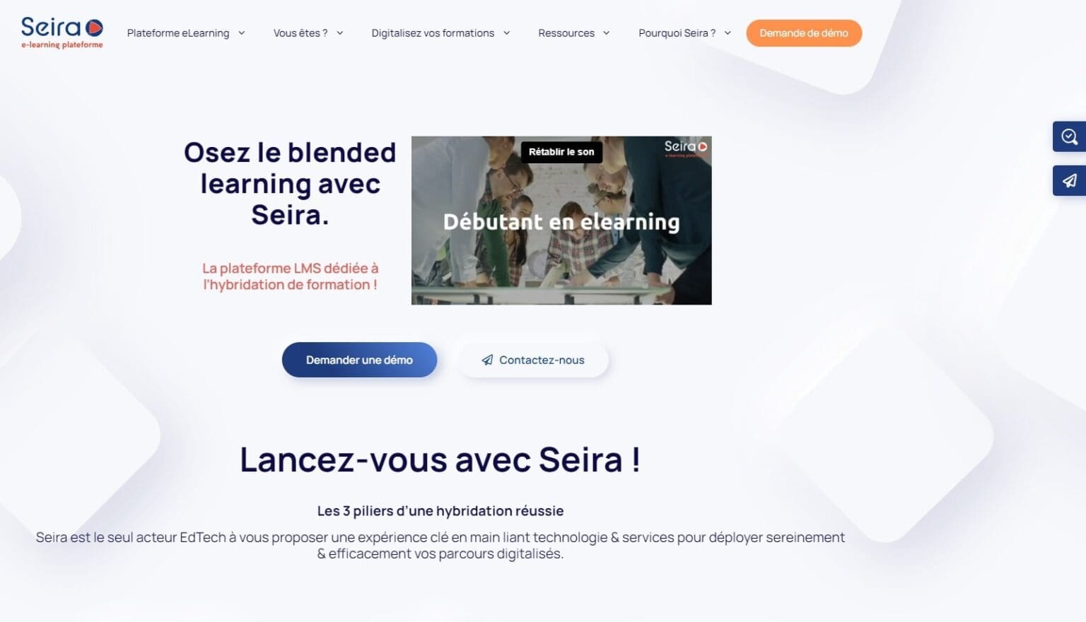 Seira La plateforme LMS dédiée à l'hybridation de formation pour les organismes et CFA Seira La plateforme LMS dediee a lhybridation de formation pour les organismes et CFA