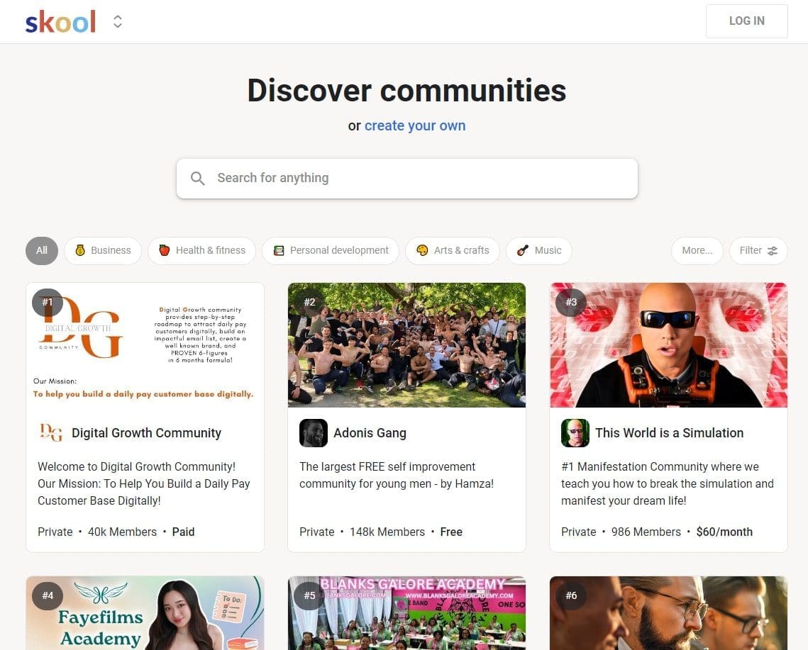 Skool La plateforme de formation en ligne pour entrepreneurs et createurs de contenu