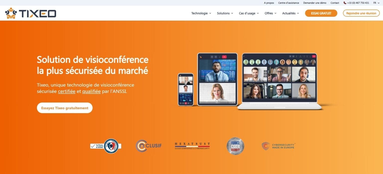 Tixeo La solution de visioconférence sécurisée pour les organisations exigeantes Tixeo La solution de visioconference securisee pour les organisations exigeantes