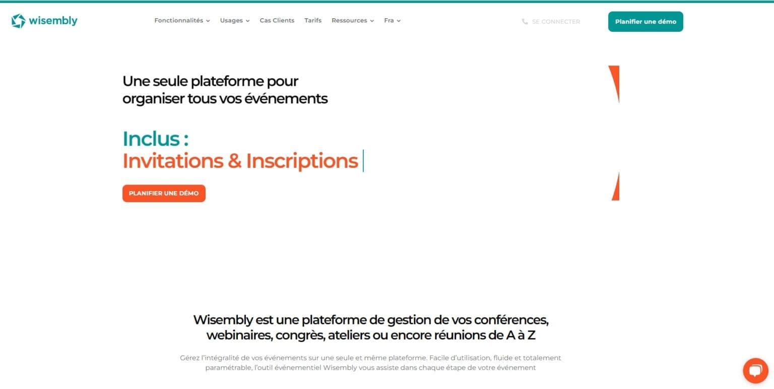 Wisembly Plateforme tout en un pour organiser des evenements digitaux engageants