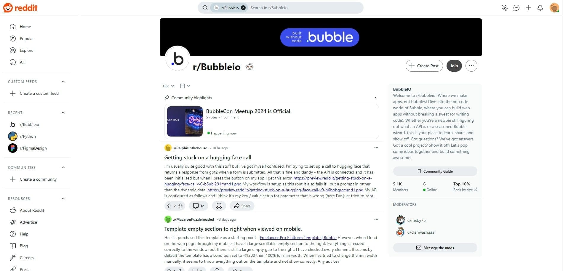 5 communautés à rejoindre pour mieux se former à Bubble 4 rBubbleio Echangez avec plus de 5000 membres sur Bubble