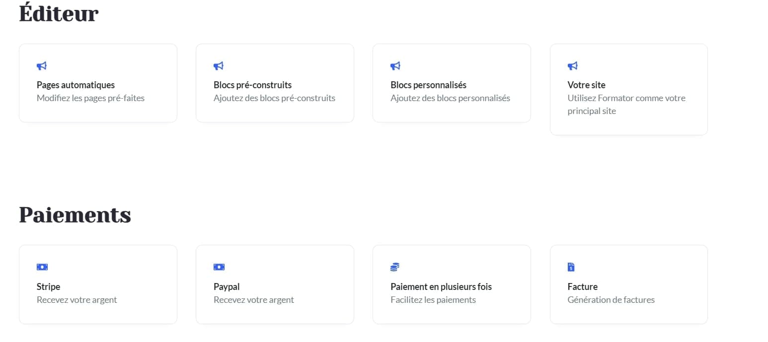 Avis Formator.io : Notre avis sur la plateforme 3 Autres fonctionnalites