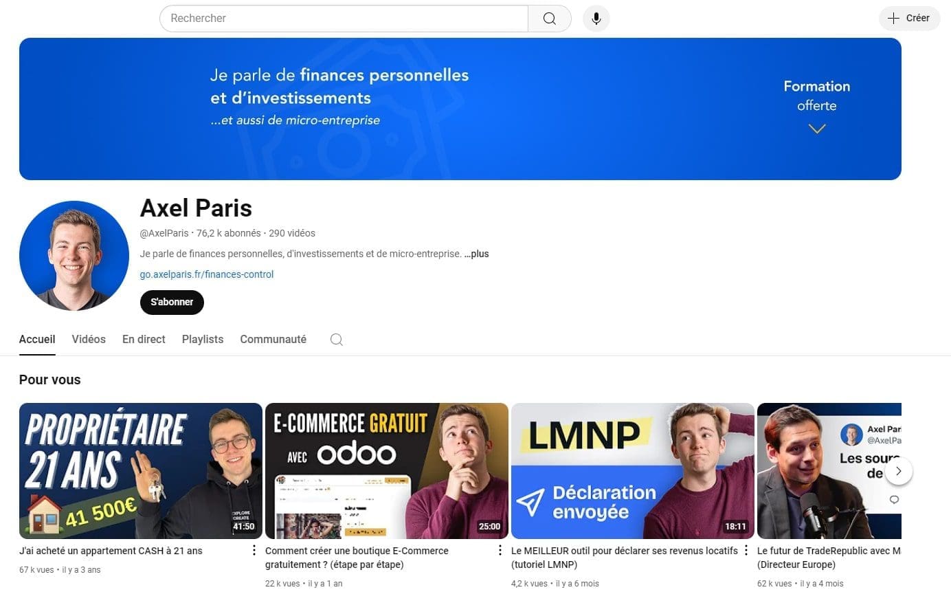 Axel Paris – Developpement web design et entrepreneuriat etudiant