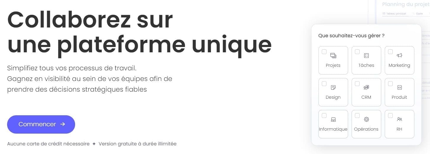 Creation de tableaux personnalisables