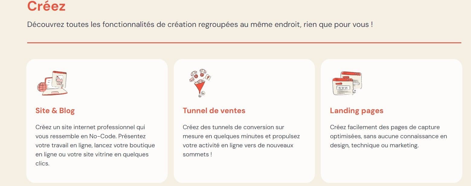Creation dun Tunnel de vente