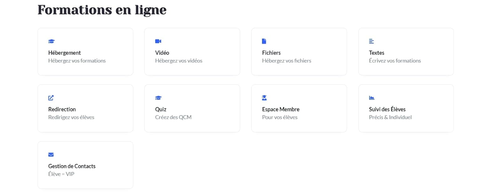 Avis Formator.io : Notre avis sur la plateforme 1 Creation et hebergement de contenu