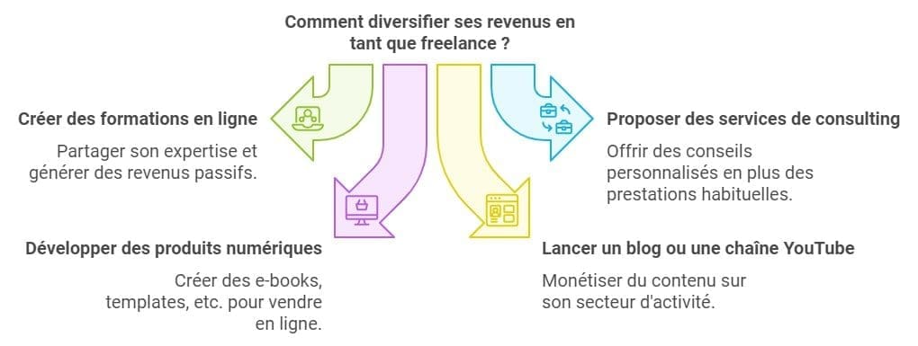 Exemples de diversification pour un freelance
