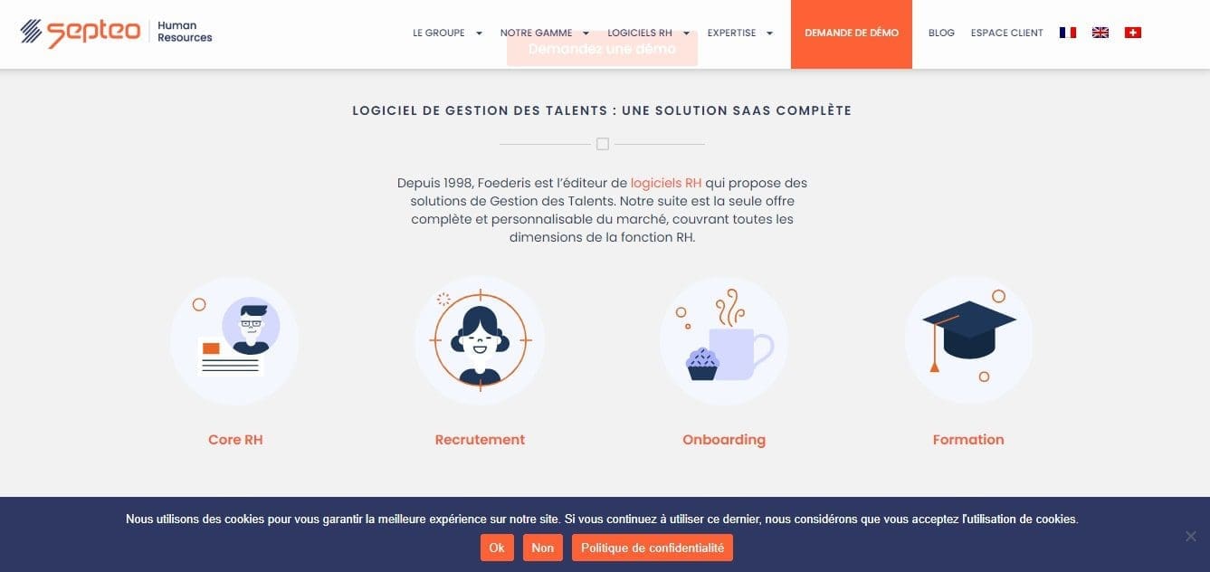 Foederis - La suite logicielle complĂšte de gestion des talents pour les entreprises Foederis La suite logicielle complete de gestion des talents pour les entreprises