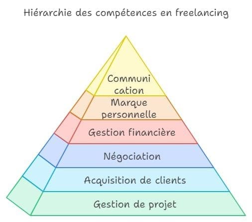 Hierarchie des competences en freelancing