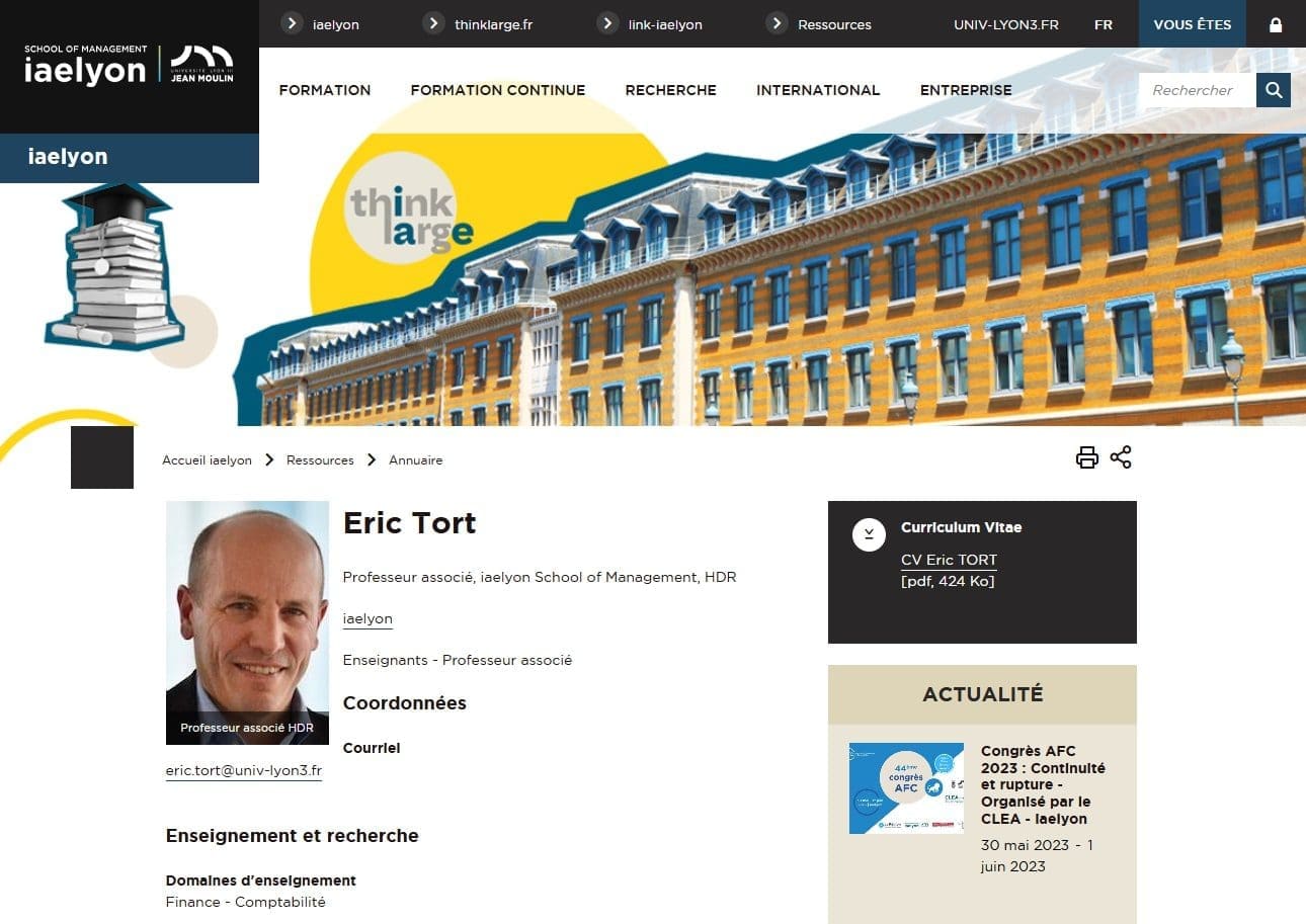 15 experts en comptabilité à suivre en France 3 Eric Tort