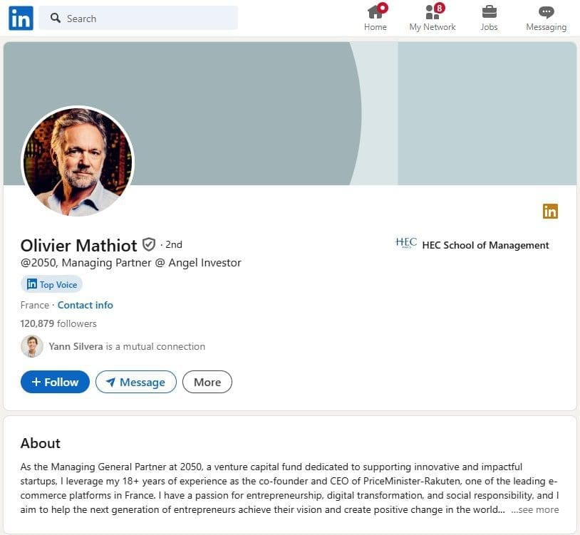 15 experts en création d'entreprise à suivre en France 3 Olivier Mathiot