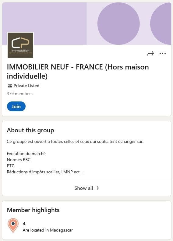 7 Communautés à rejoindre pour mieux se former à l'immobilier 6 IMMOBILIER NEUF – FRANCE Hors maison individuelle