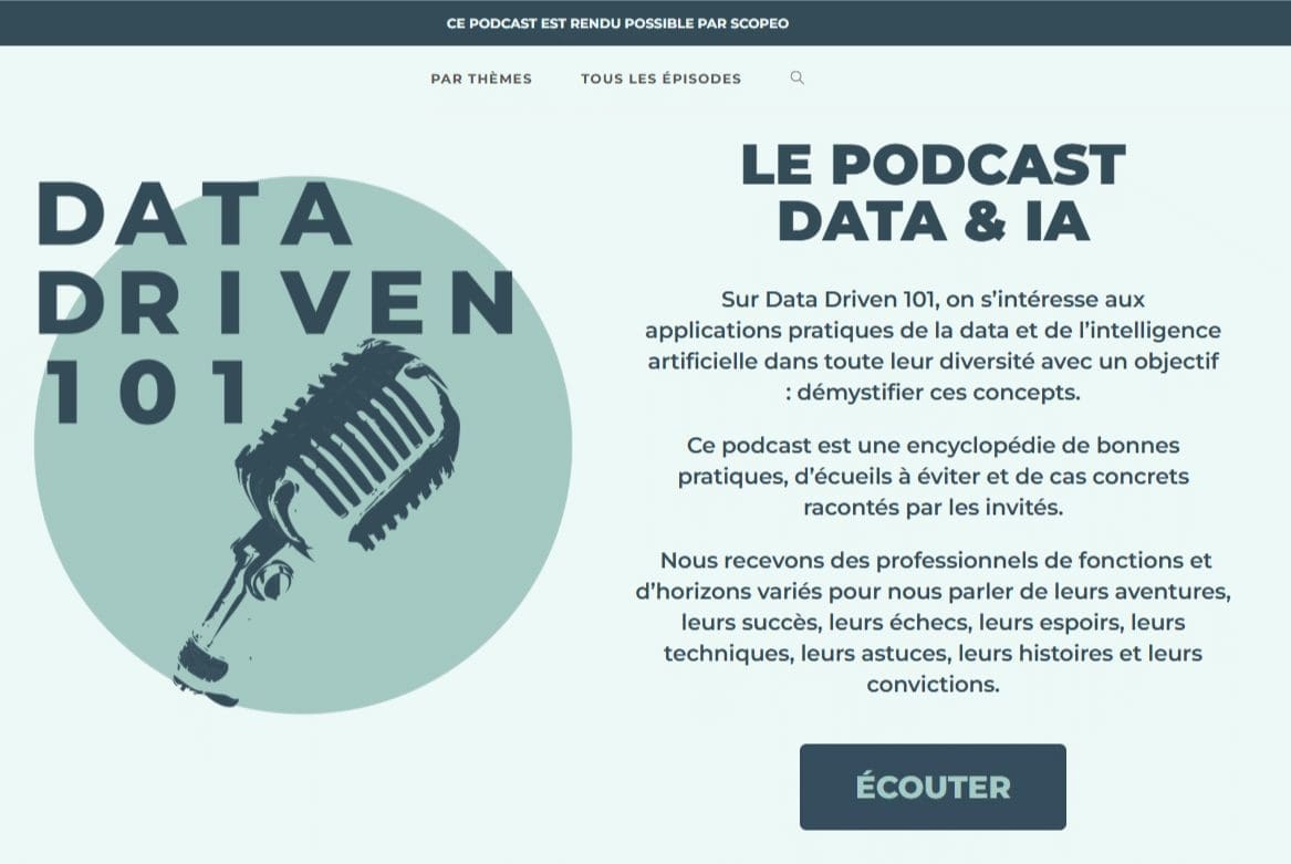 Data Driven 101 – Plongée dans l’IA et la data science