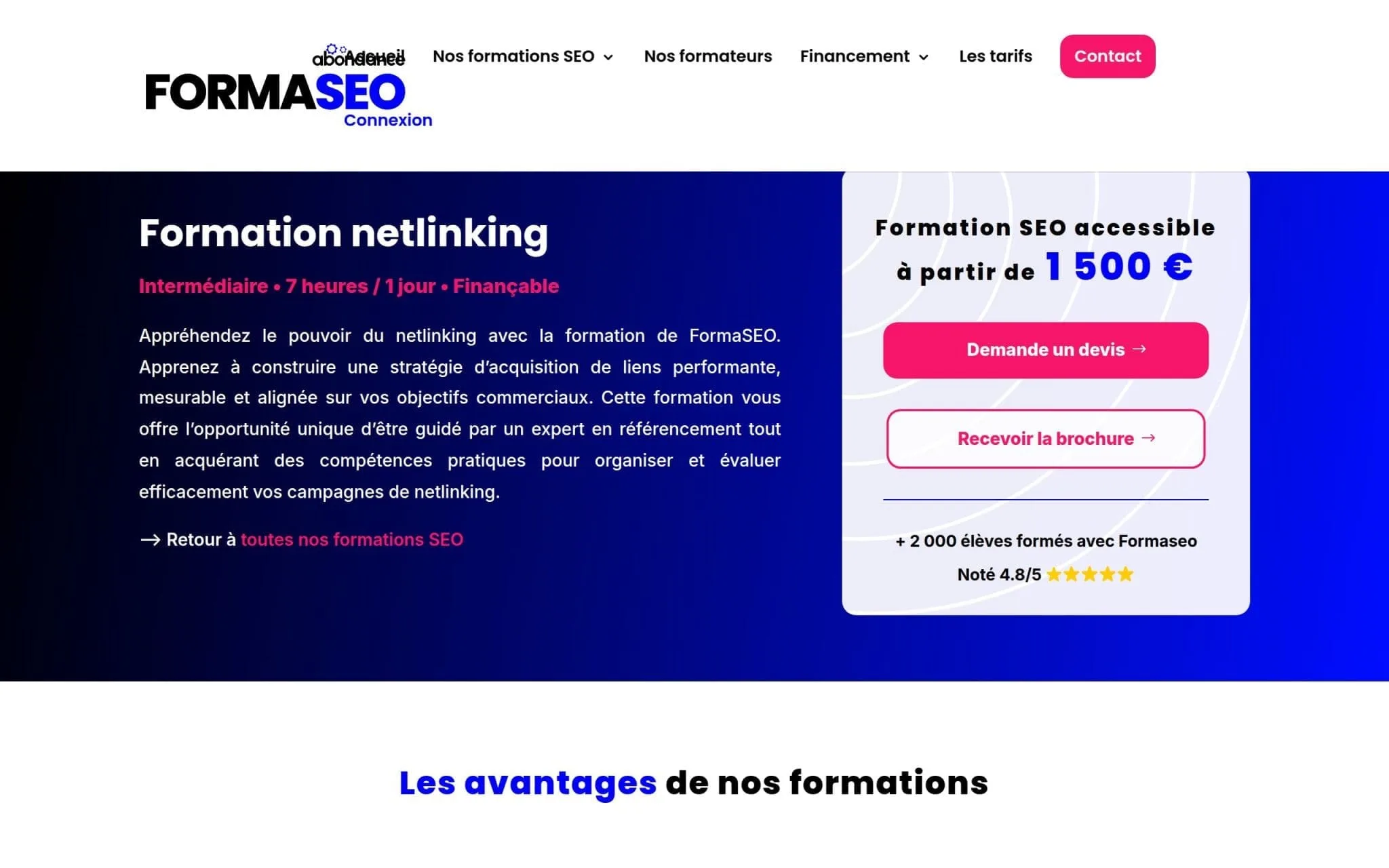 Formation Netlinking - Formaseo
