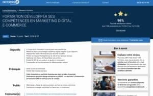 Formation Développer ses compétences en Marketing Digital E-Commerce – Access IT
