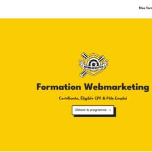 Formation Webmarketing - Webmyday