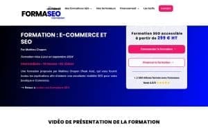 Formation : E-Commerce et SEO – Formaseo