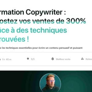 Formation Copywriter : Boostez vos ventes de 300% grâce à des techniques éprouvées ! - LearnyClub
