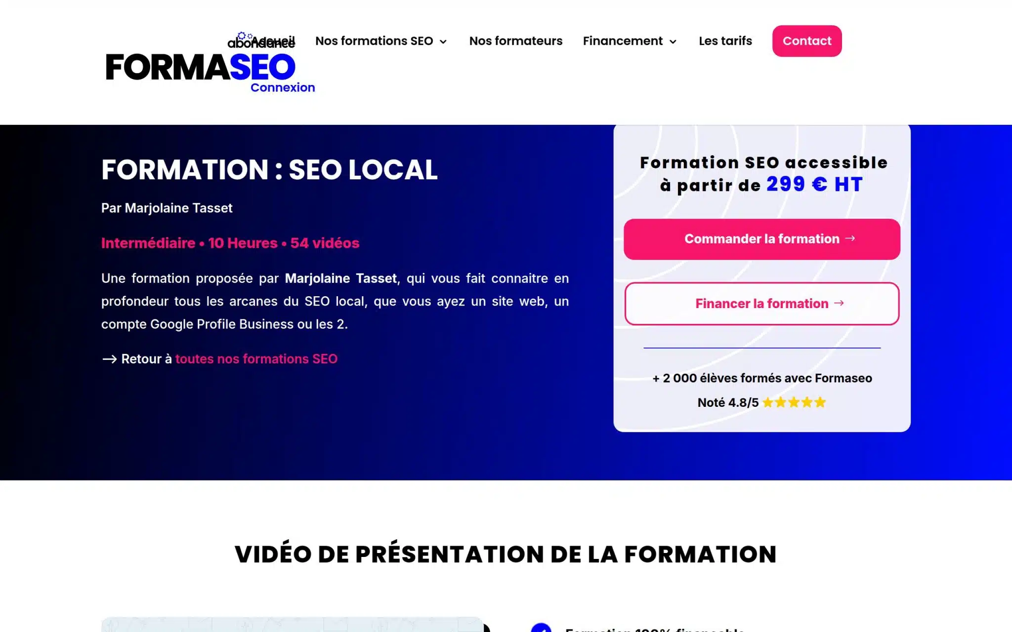 Formation : SEO Local - Formaseo