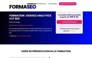 Formation : Google Analytics 4 et SEO – Formaseo