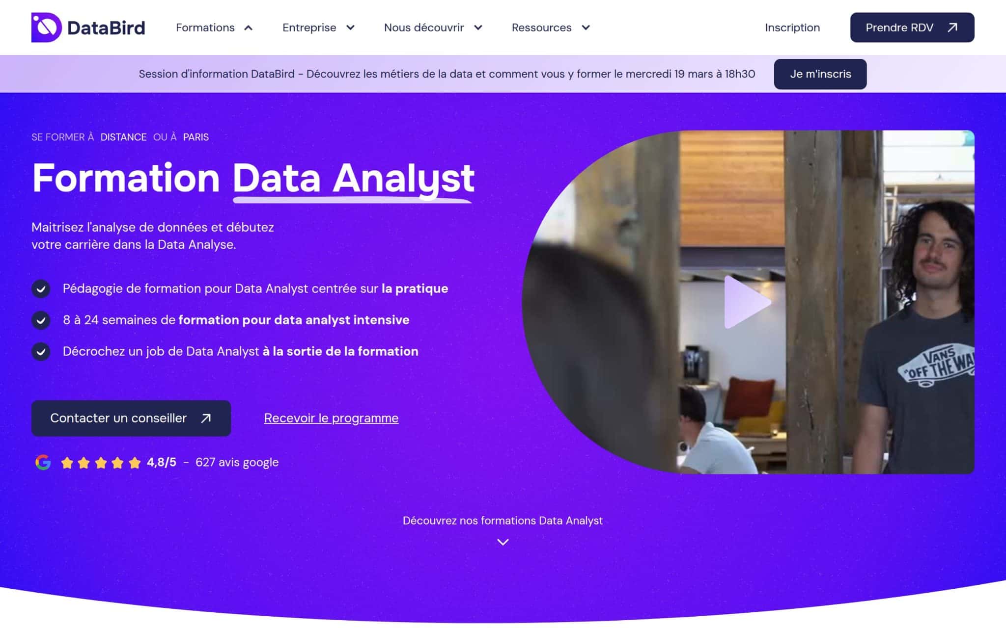 Formation Data Analyst - DataBird