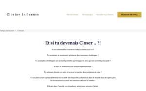 Devenir closer - Closing Influence