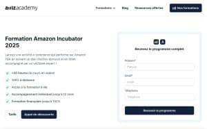 Formation Amazon Incubator 2025 - Amz Academy