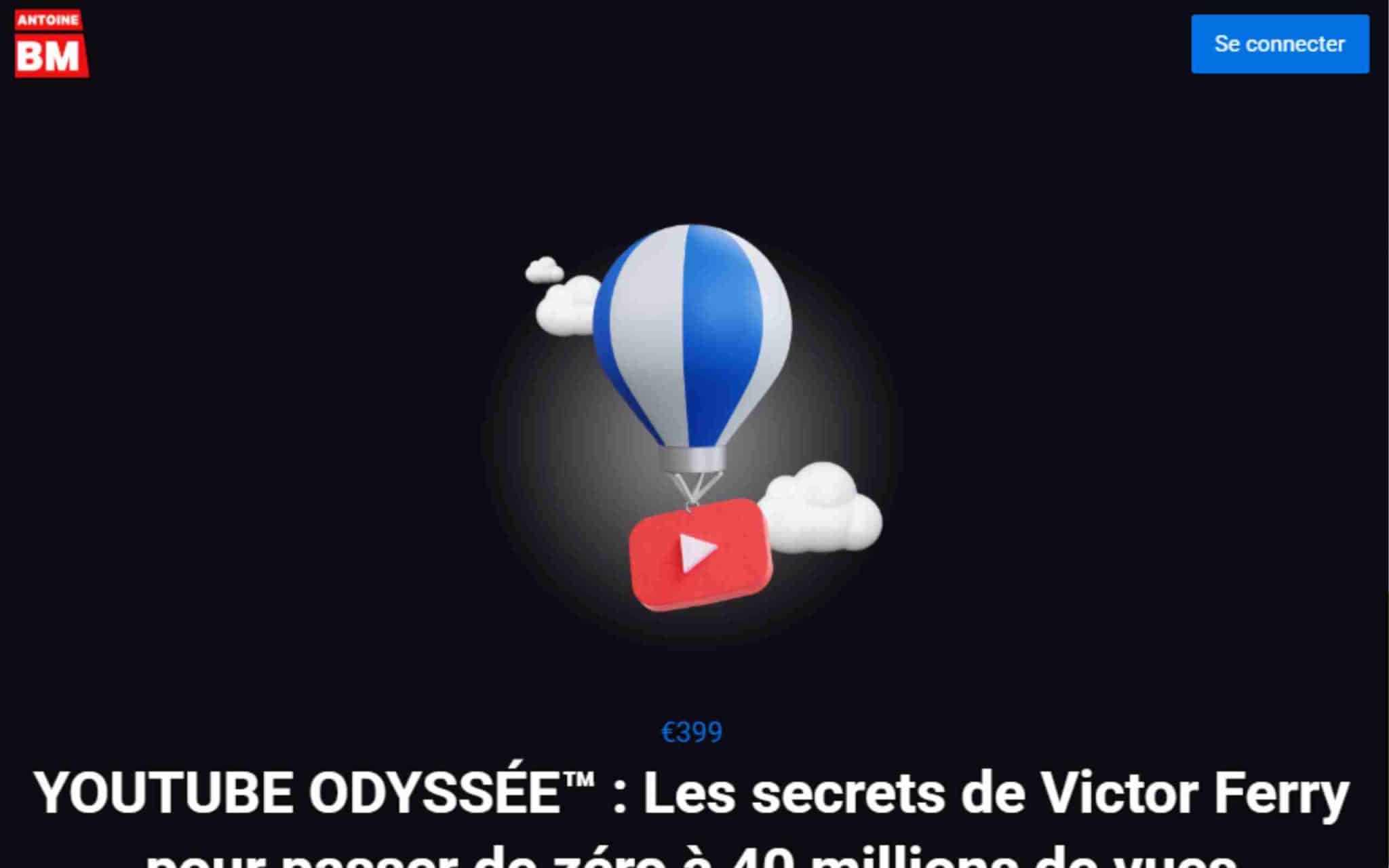 YouTube ODYSSĂE - Antoine BM