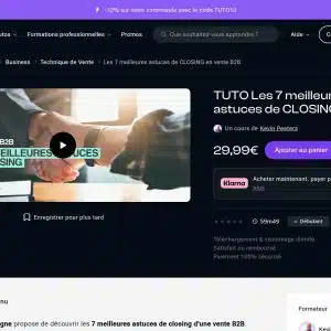 Les 7 meilleures astuces de CLOSING en vente B2B - Tuto