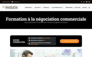 Formation à la négociation commerciale - evolutis