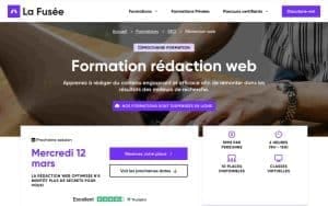 Formation rédaction web – La Fusée