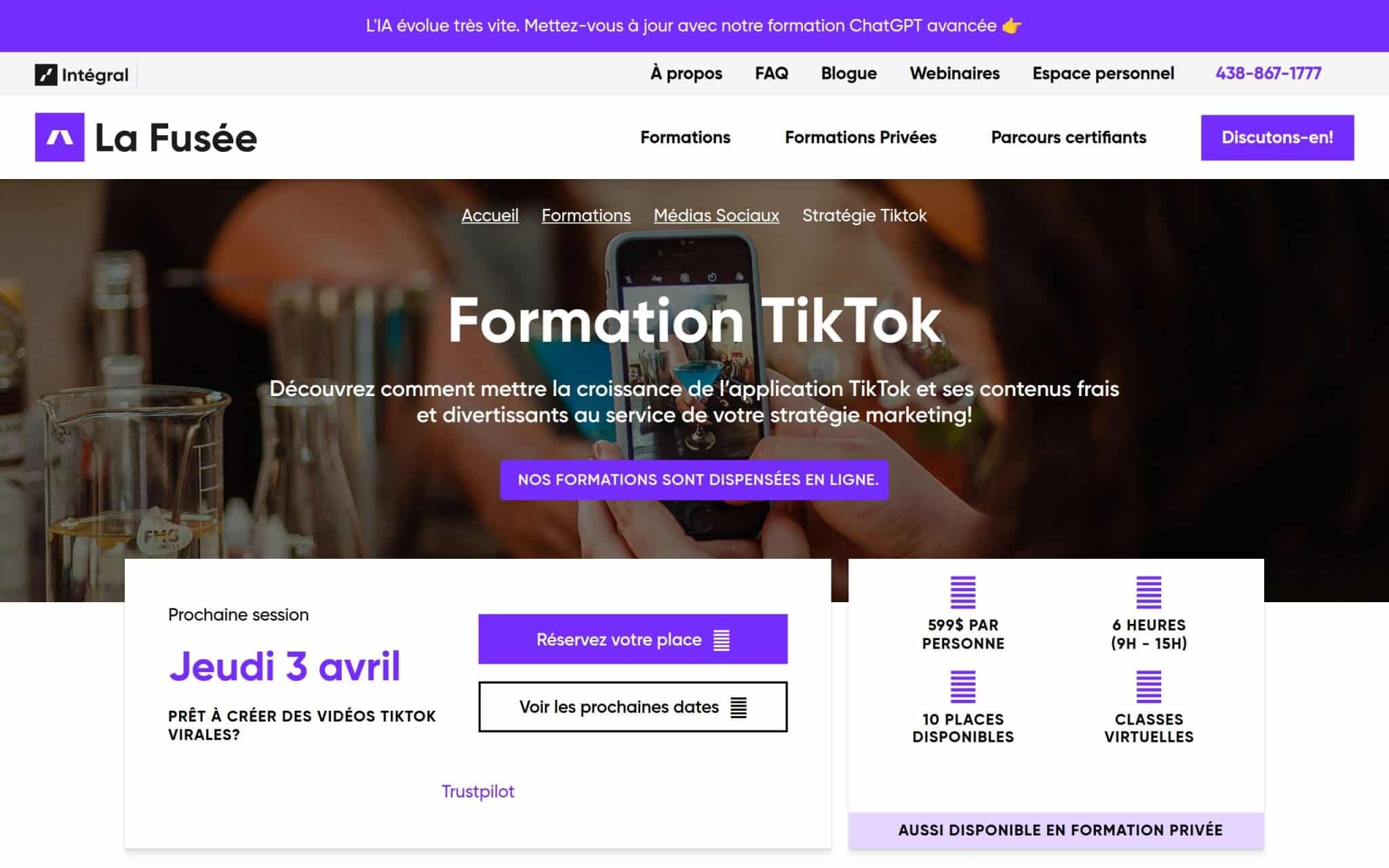 Formation TikTok - La Fusée