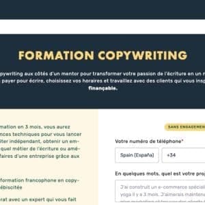 Formation Copywriting - Livementor