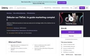 Débuter sur TikTok : le guide marketing complet ! – Udemy