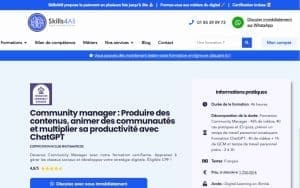Formation Community manager - Skills4All