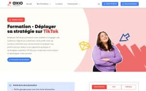 Formation Déployer sa stratégie sur TikTok – Axio Formation