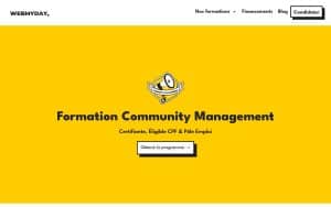 Formation Community Management - Webmyday