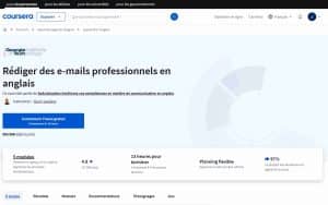 Rédiger des e-mails professionnels en anglais – Coursera