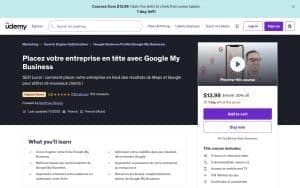 Placez votre entreprise en tête avec Google My Business – Udemy