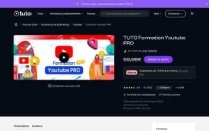 Formation Youtube PRO – Tuto