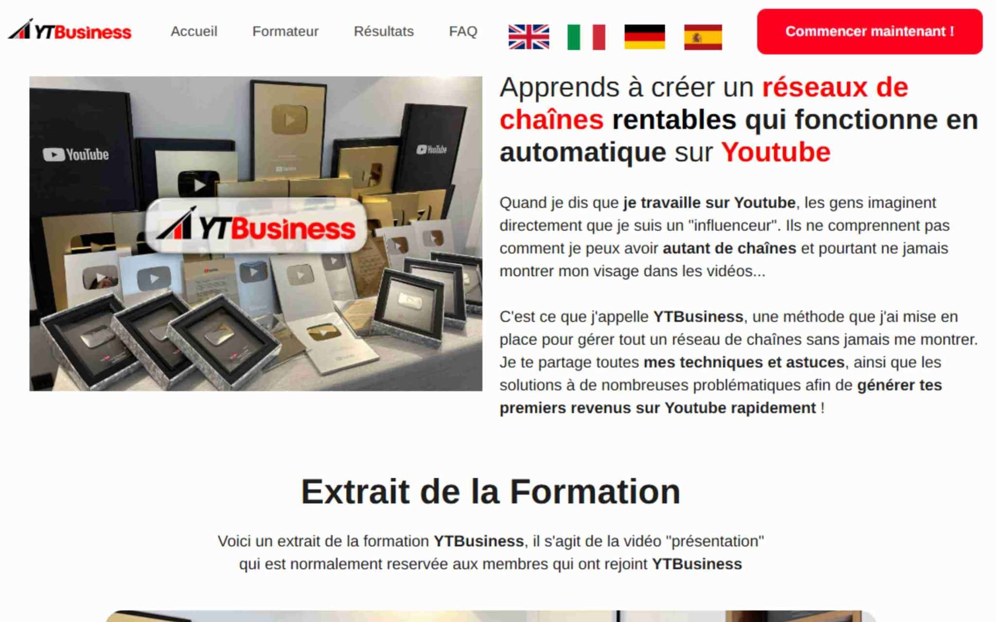 Apprends à créer un réseaux de chaßnes rentables qui fonctionne en automatique sur Youtube - YTBusiness