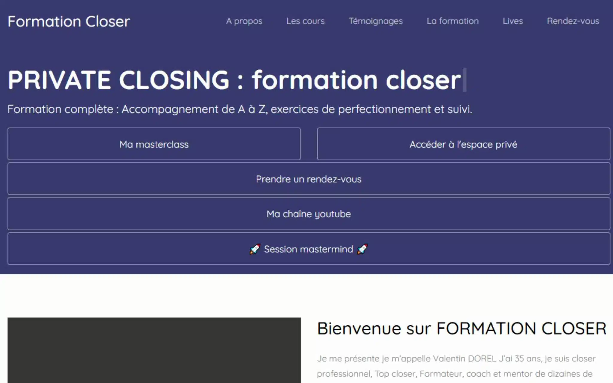 Formation Closer - Formation closer