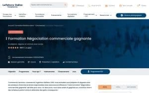 Formation Négociation commerciale gagnante - Lefebvre Dalloz Compétences