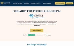 Formation Prospection Commerciale – Closer Evolution