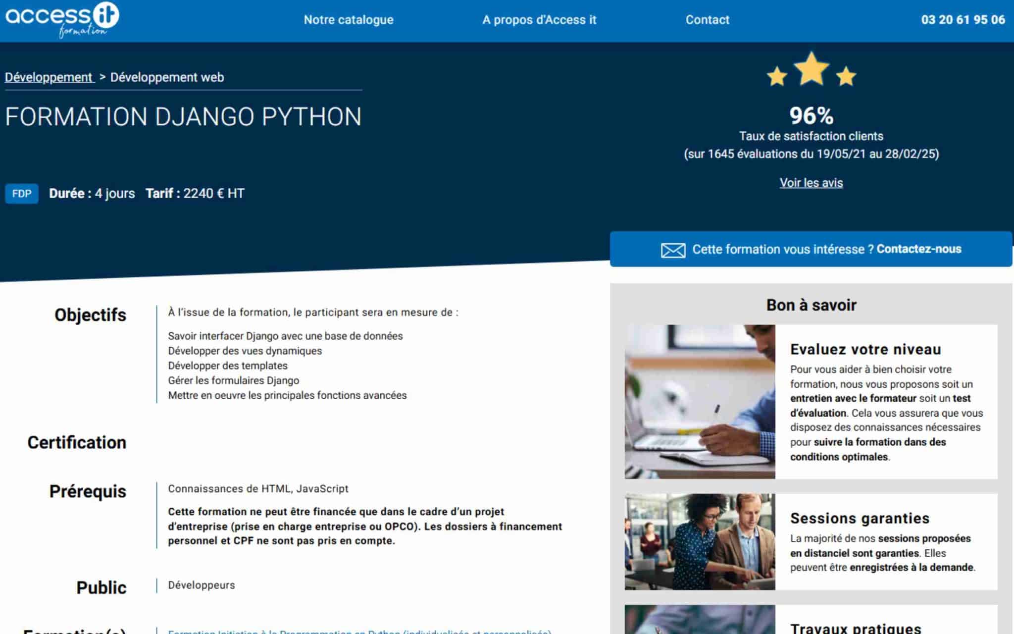 Formation Django Python - Access IT