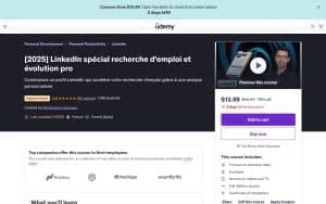 LinkedIn spécial recherche d'emploi et évolution pro - Udemy