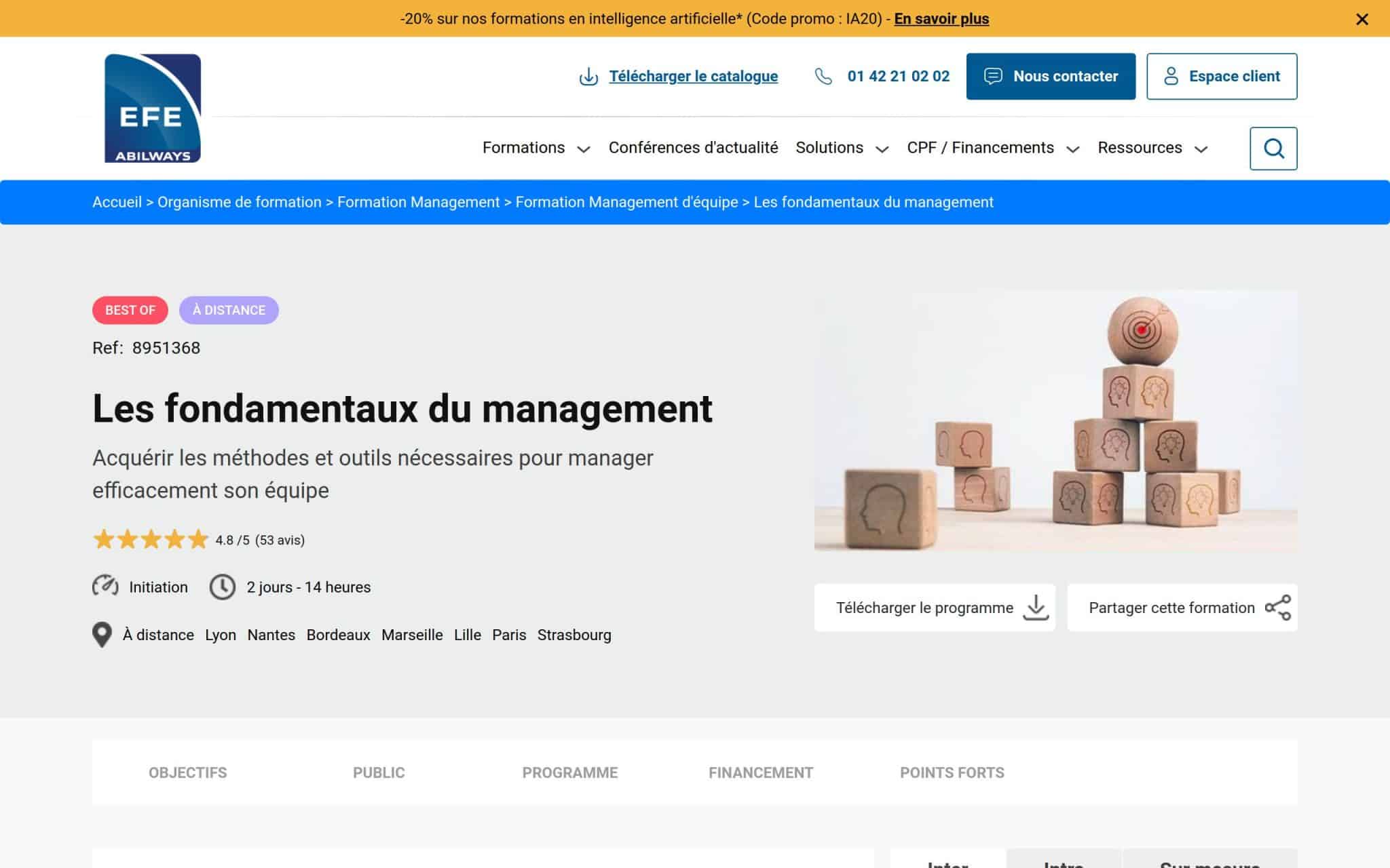 Les fondamentaux du management - Efe