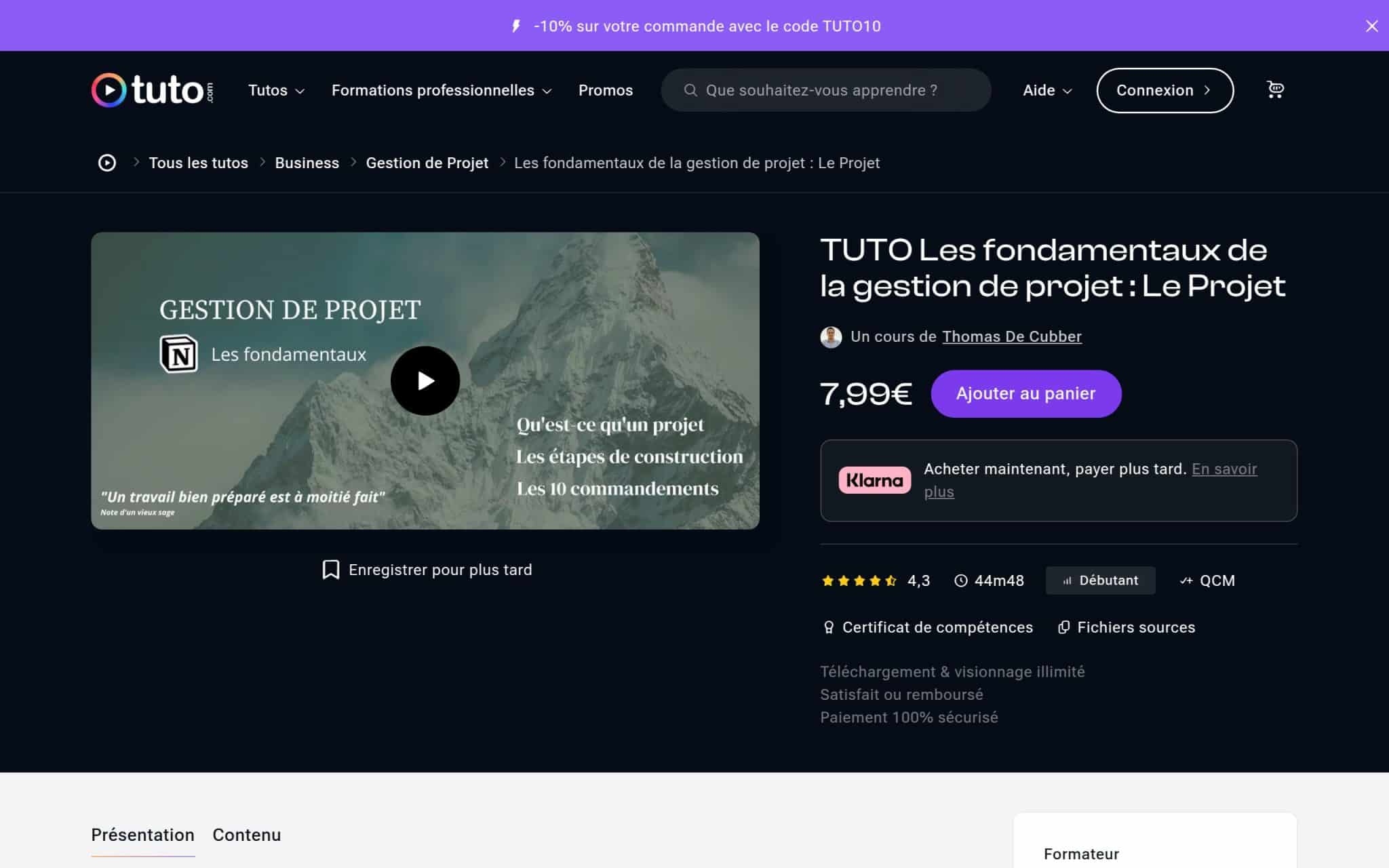 Les fondamentaux de la gestion de projet - Tuto