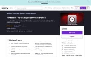 Pinterest : faites exploser votre trafic ! – Udemy