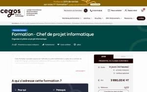 Chef de projet informatique – Cegos